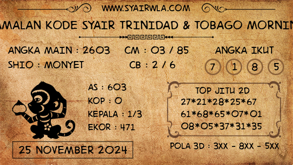 Prediksi Trinidad & Tobago Morning